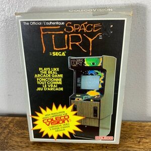 Vintage gaming Space fury by sega 1983 for coleco vision console